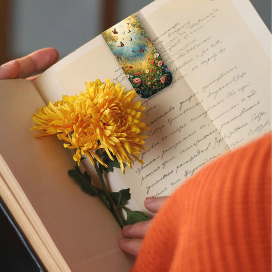 Floral View magnetic Bookmarks (Set of 6)