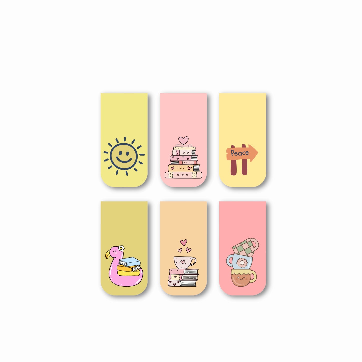 Daily Calm Magnetic Bookmarks (set of 6)